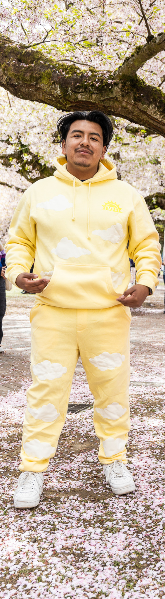 Cloud Dream Sweat Suit - Yellow